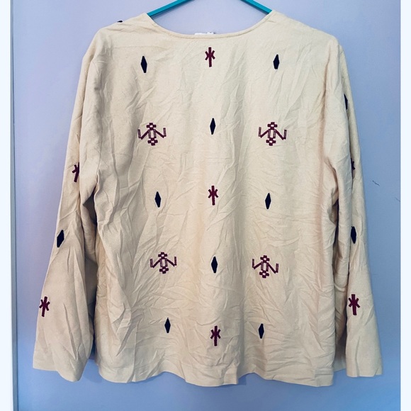 Madewell Embroidered Fringe Top - Picture 7 of 9